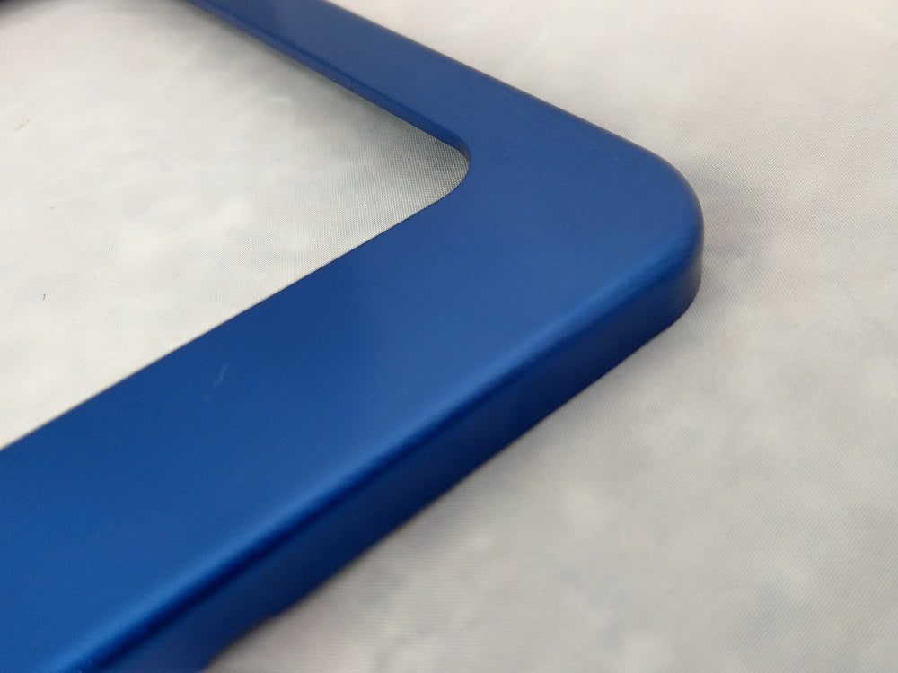 Custom License Plate Frames - Anodized Aluminum