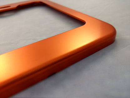 Custom License Plate Frames - Anodized Aluminum