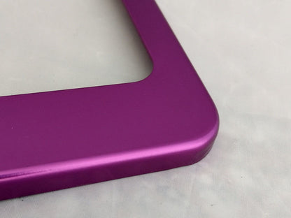 Custom License Plate Frames - Anodized Aluminum