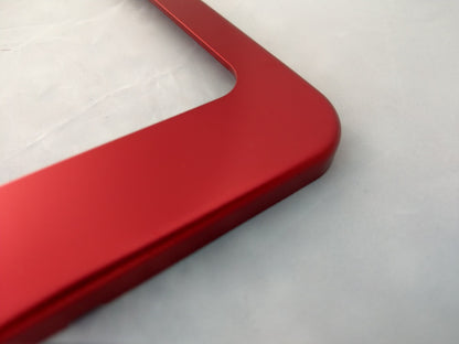 Custom License Plate Frames - Anodized Aluminum