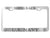 Military License Plate Frames - Stainless Steel